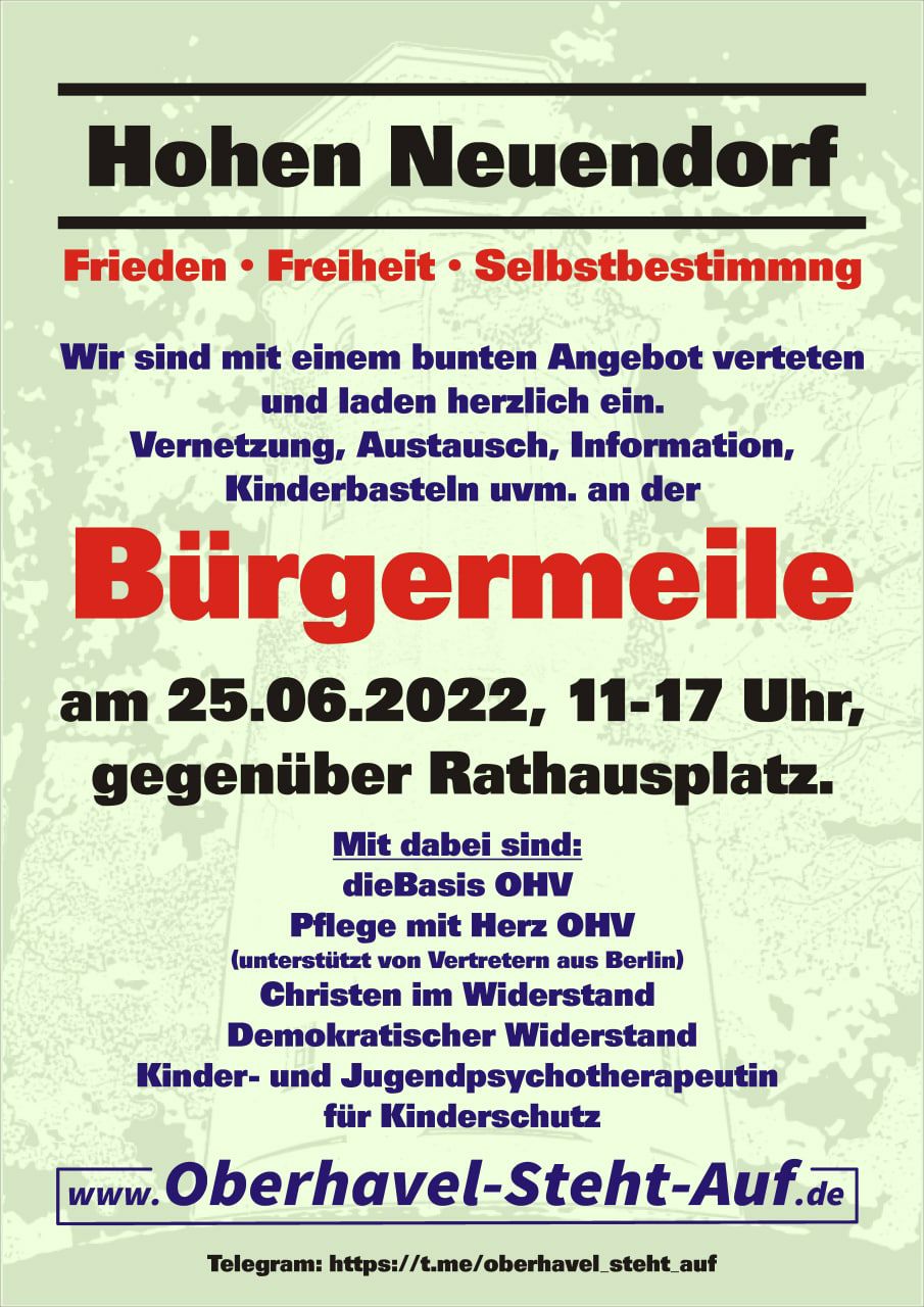 25.06.2022 Bürgermeile in Hohen Neuendorf